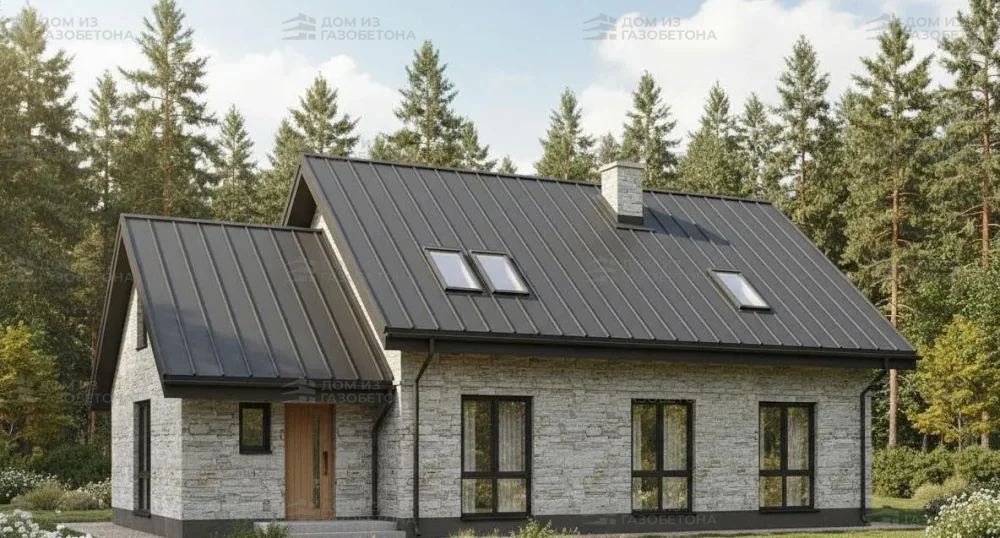 Проект Двухэтажный дом 16 на 12, 155 м2