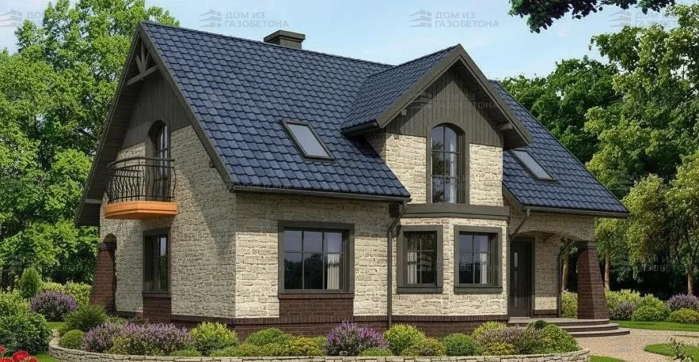 Проект Двухэтажный дом 15 на 11, 181 м2