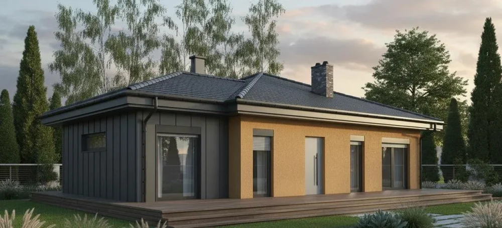 Проект Одноэтажный дом 15 на 18, 145 м2