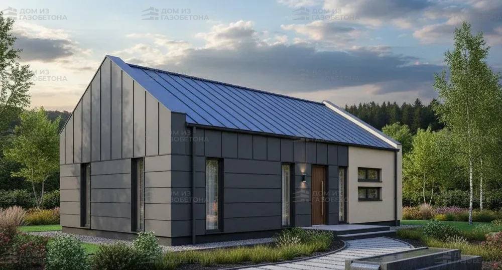 Проект Одноэтажный дом 12 на 11, 99 м2