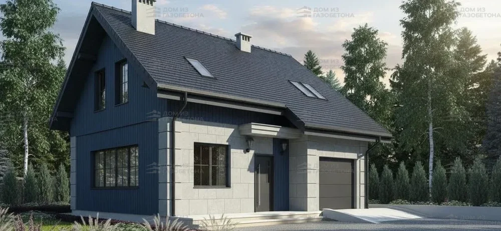 Проект Двухэтажный дом 10 на 12, 144 м2