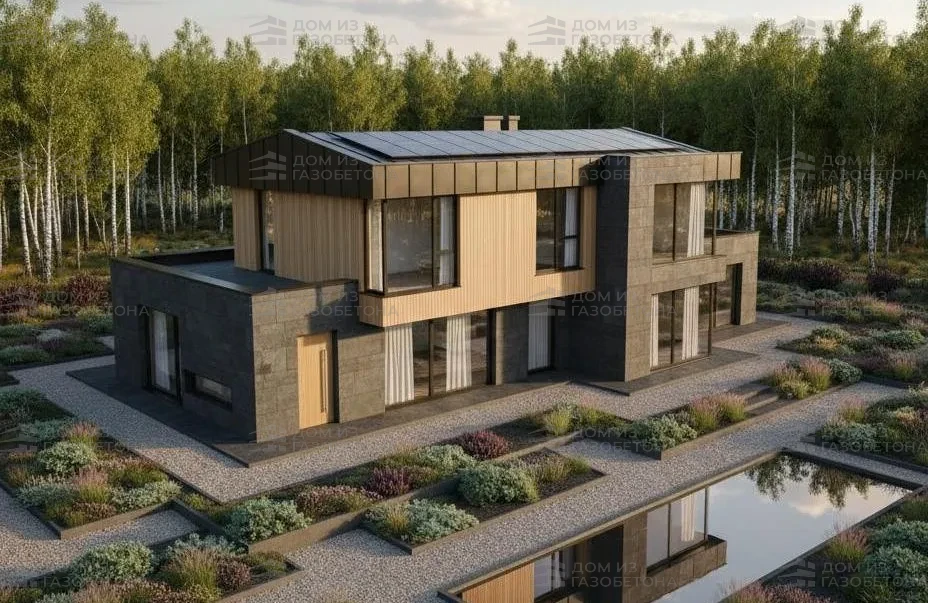 Проект Двухэтажный дом 9 на 11, 134 м2